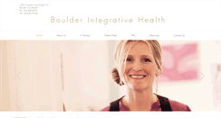 Desktop Screenshot of boulderintegrativehealth.com