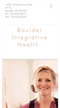 Mobile Screenshot of boulderintegrativehealth.com